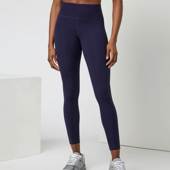 Vuori Pants - VUORI Stride Running Workout Leggings Dark Purple XS High Rise